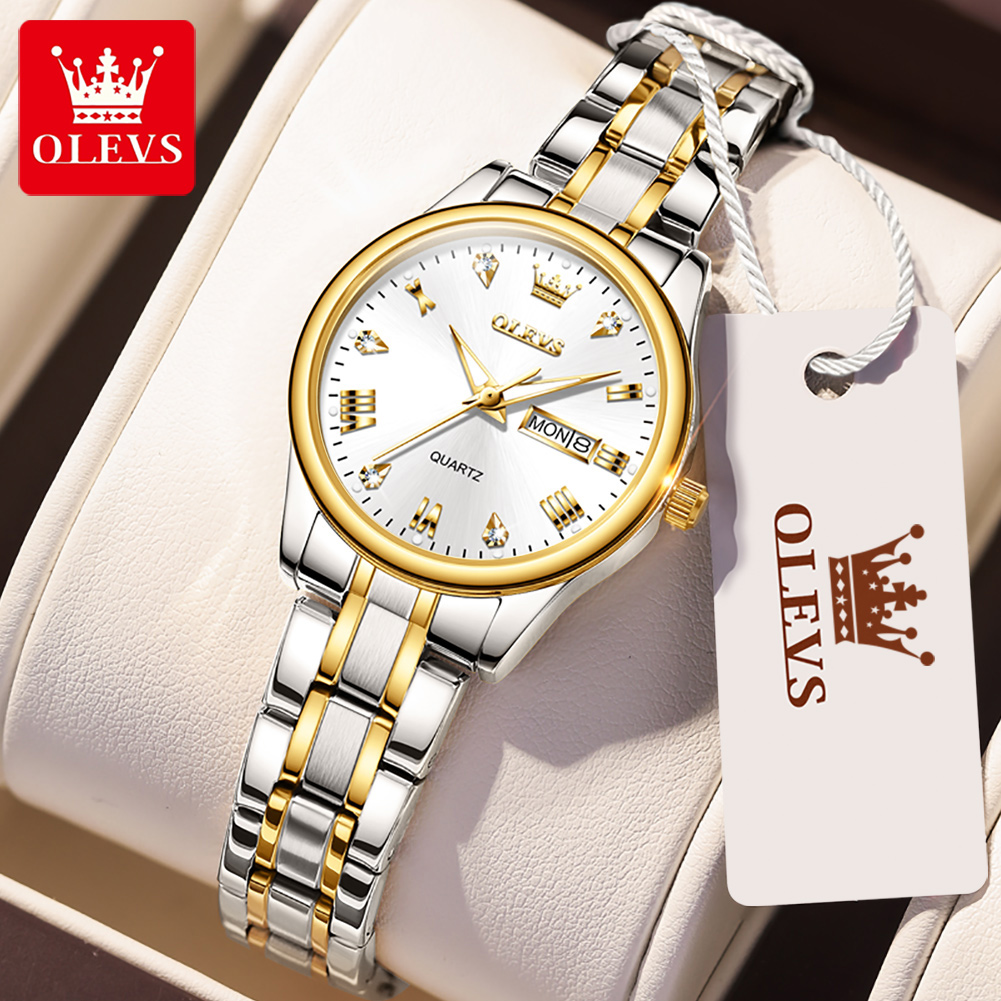OLEVS 5563 New Fashion Women Q - Stainless Bracelet Diver review and price