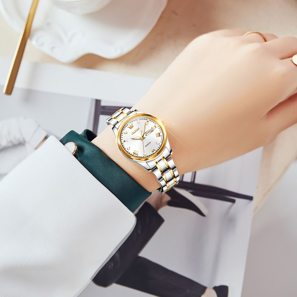 OLEVS 5563 New Fashion Women Q - Stainless Bracelet Diver review and price