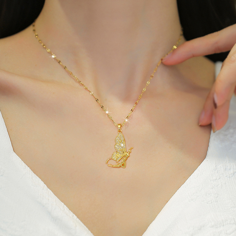 Fashionable High-End Butterfly - Butterfly Clasp Deployant review and price
