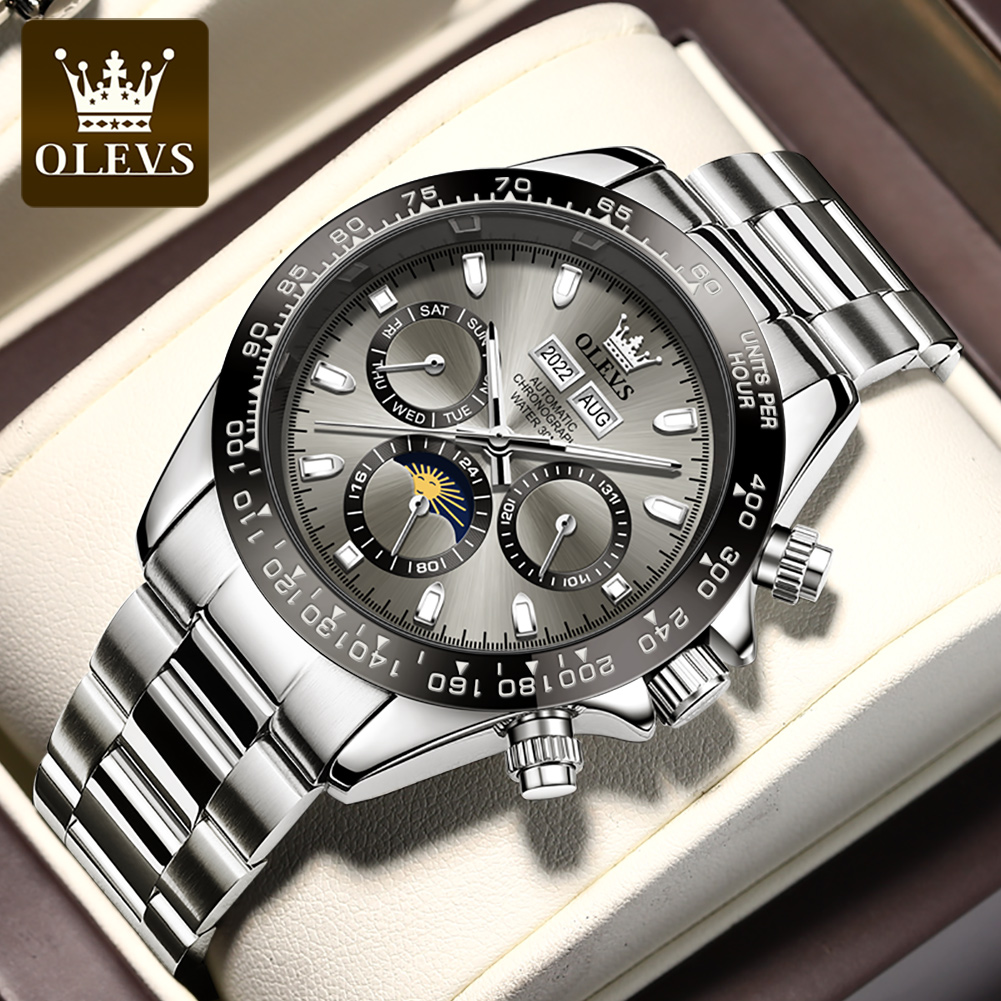 OLEVS 6654 Luxury Mens Watch C - Omega Watch Seamaster review and price