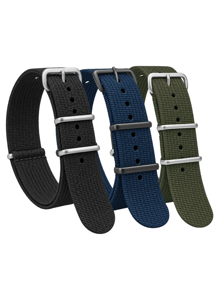 Ribbed Nylon Strap For Seiko M - Nato Strap Nylon review and price